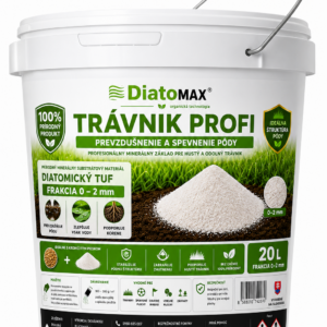 DIATOMAX™ TRÁVNIK PROFI – Prevzdušnenie a spevnenie pôdy (20 L, 0–2 mm)