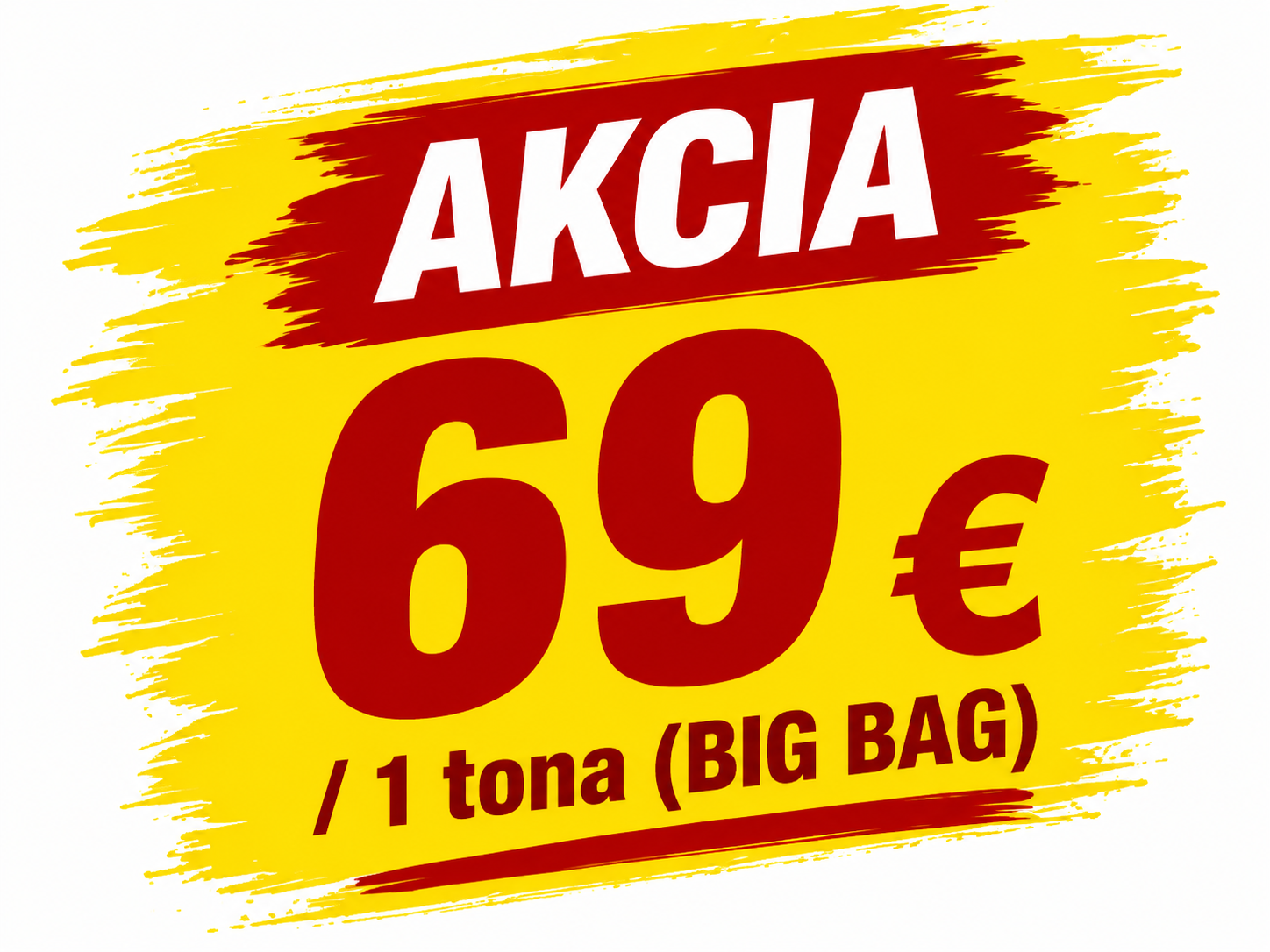 Akcia 69 eur za 1 tonu kremičitého piesku v BIG BAG